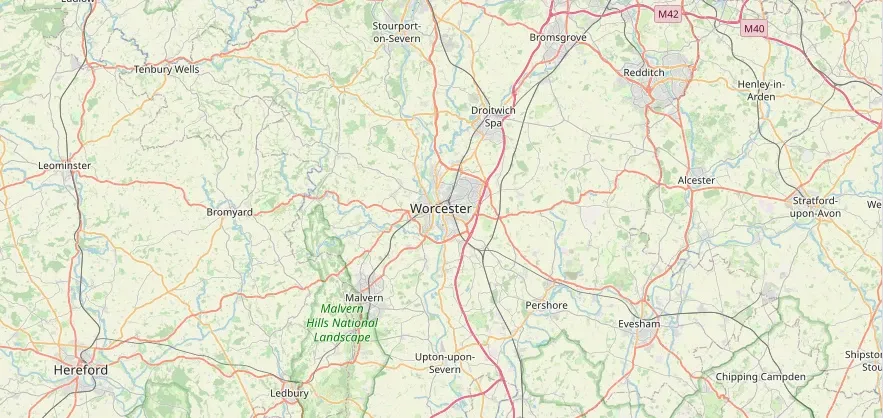 Map of the Worcester area we cover